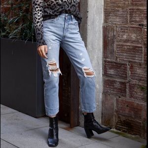 Levi’s 501 distressed jeans button fly 25